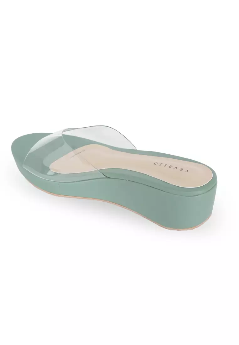 Cavasso Sonya Wedges Green