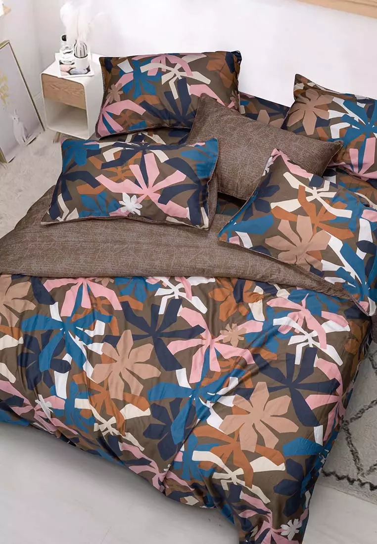 Buy HOOGA Hooga Rayvon Elieanore Quilt Cover Set Online ZALORA Malaysia