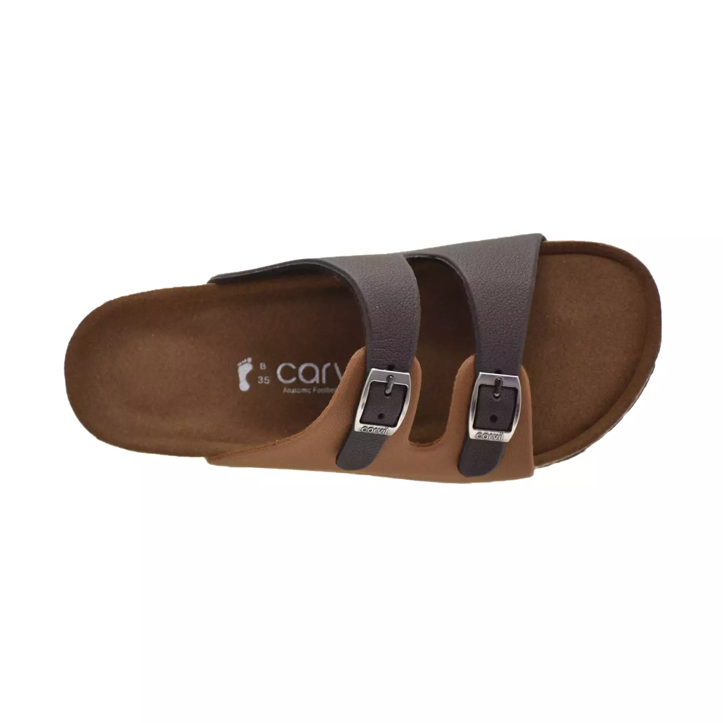 Carvil Sandal Anak Berlin-02 TP Dark Brown/Stone