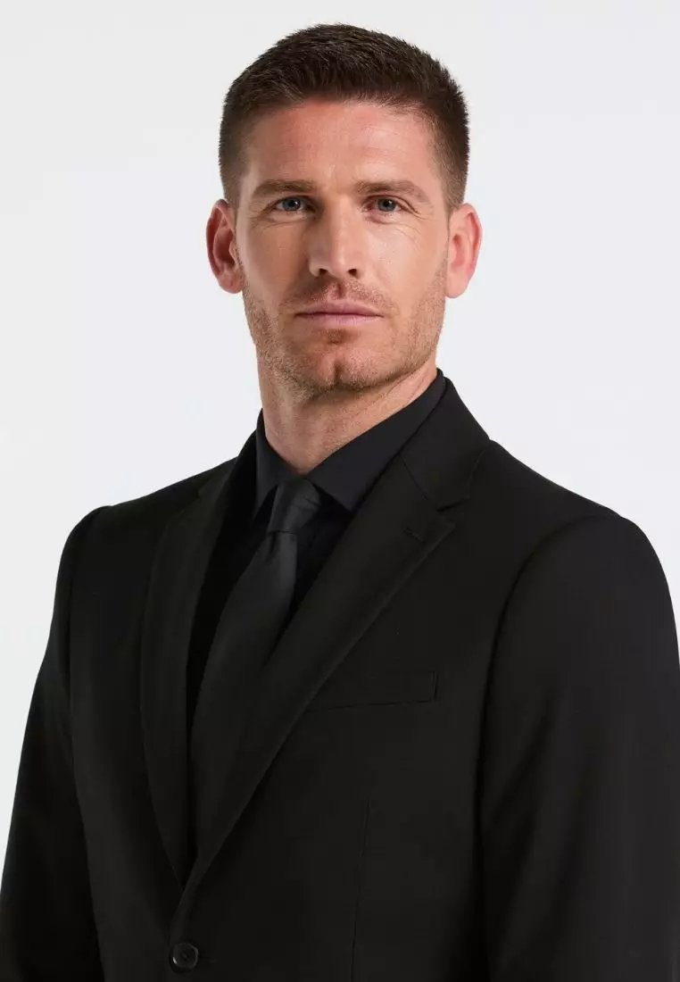 Dobby Louis Slim Fit Suit Jacket