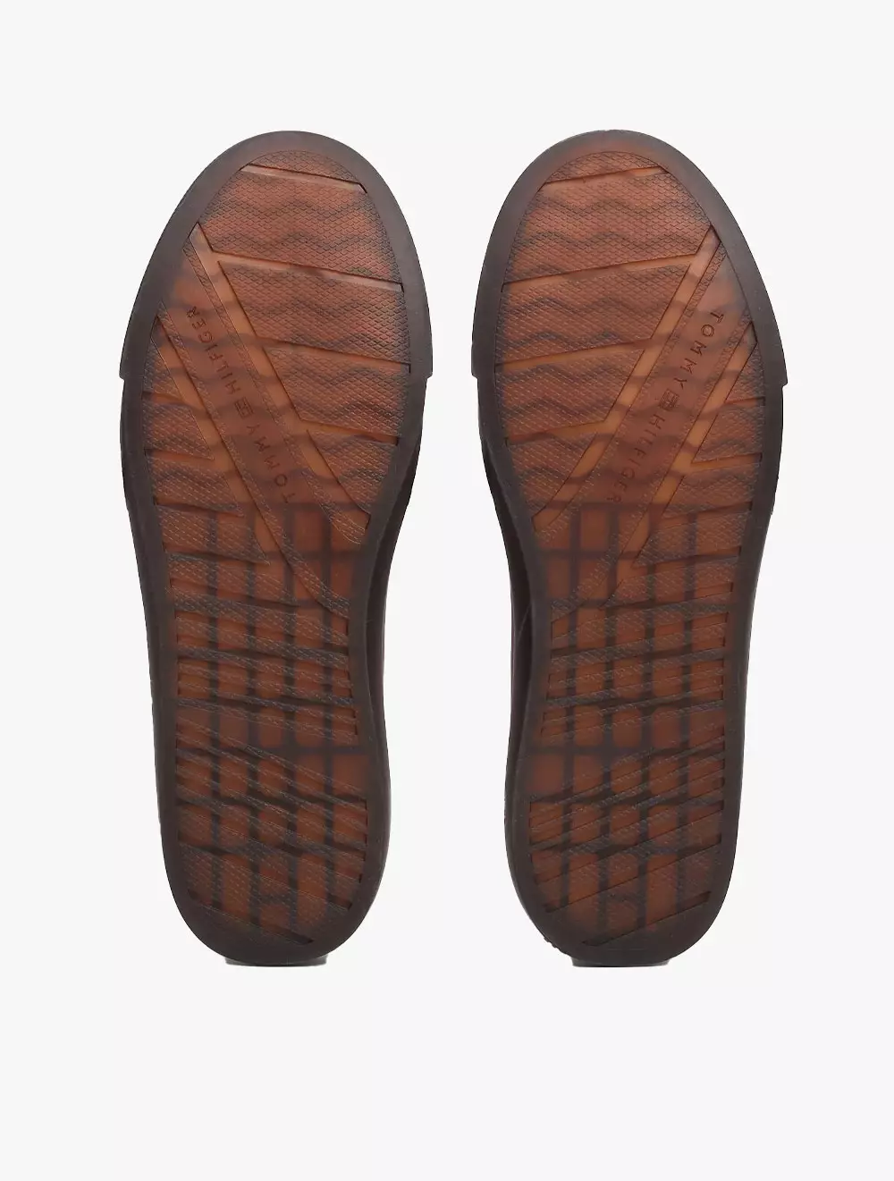 Tommy Hilfiger - Leather Signature Tape Lace-Up Trainers - White - White