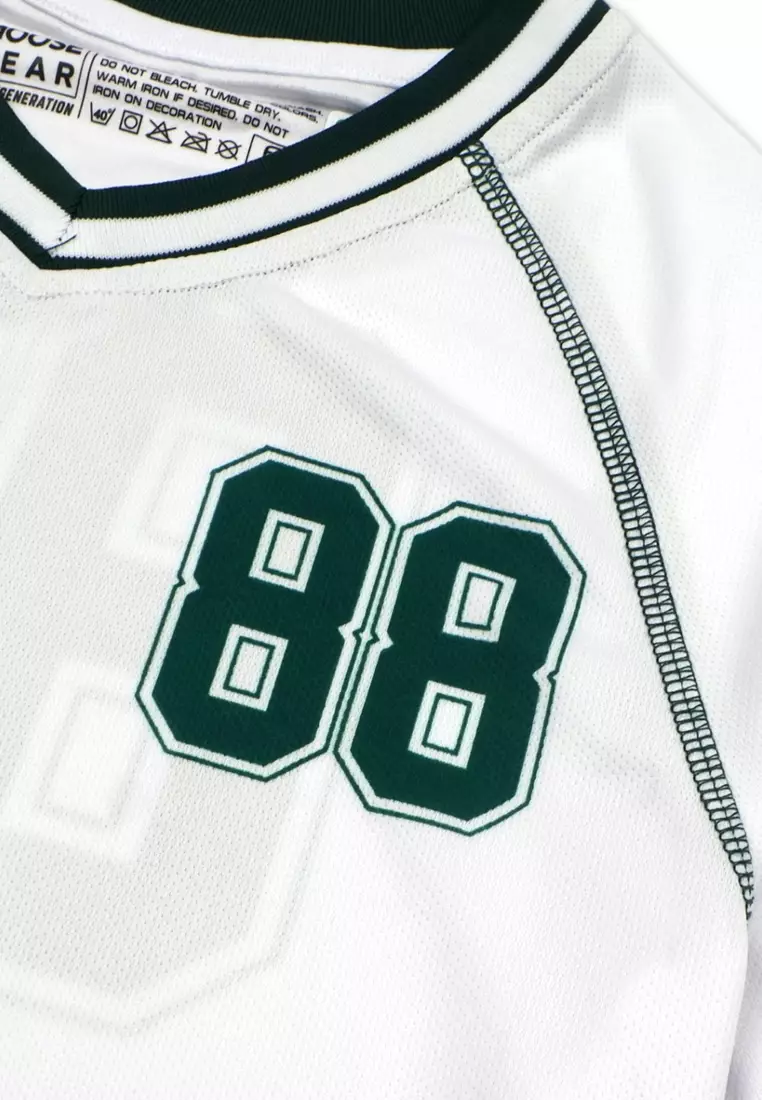 Boys Combi Jersey Shirt with Print Details