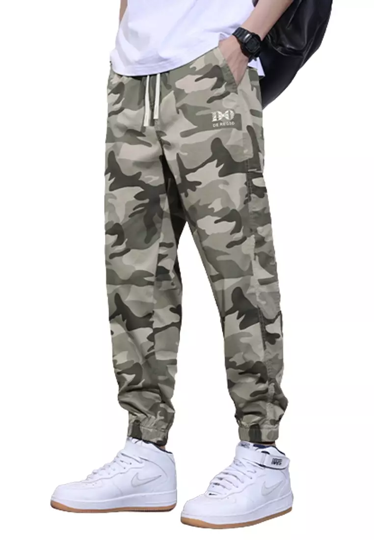 Mens camo online jogger pants