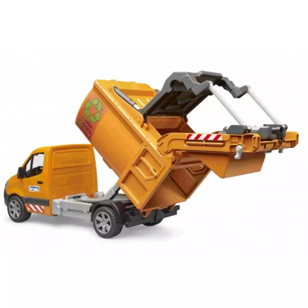 Bruder 2682 MB Sprinter Municipal Garbage Truck - Mainan Miniatur Truk Pengangkut Sampah