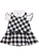 Toffyhouse white and blue Toffyhouse Check Pinafore Dress with T-shirt 38DA0KA3C65496GS_1