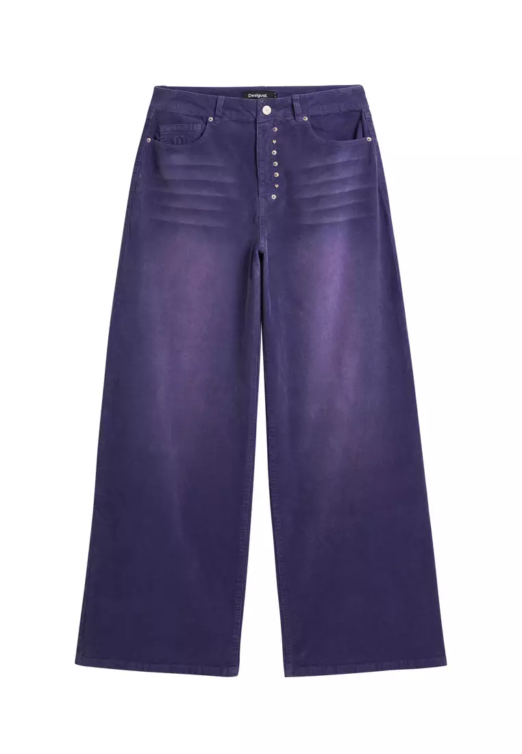 Corduroy long pants