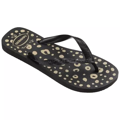[ONLINE EXCLUSIVE] Havaianas 0090 Top Animals Black - Sandal Wanita