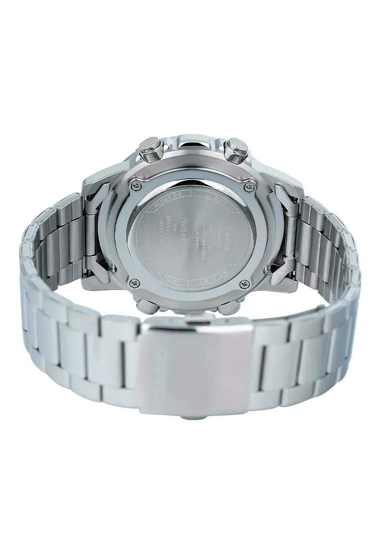 Casio - Jam Tangan Analog Digital Pria - Stainless Steel - AMW-880D-1AV