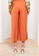 LC WAIKIKI orange High Waist Fit Wide Leg Women's Trousers F9834AAEAB8375GS_2