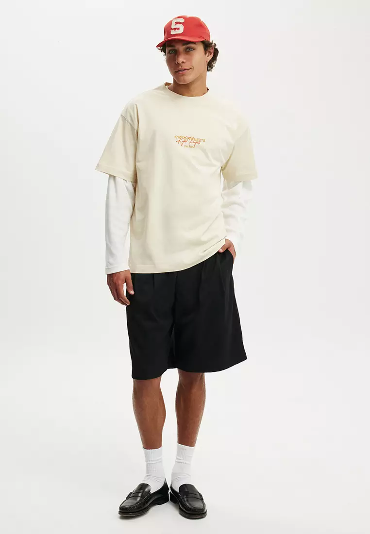 Box Fit Text T-Shirt