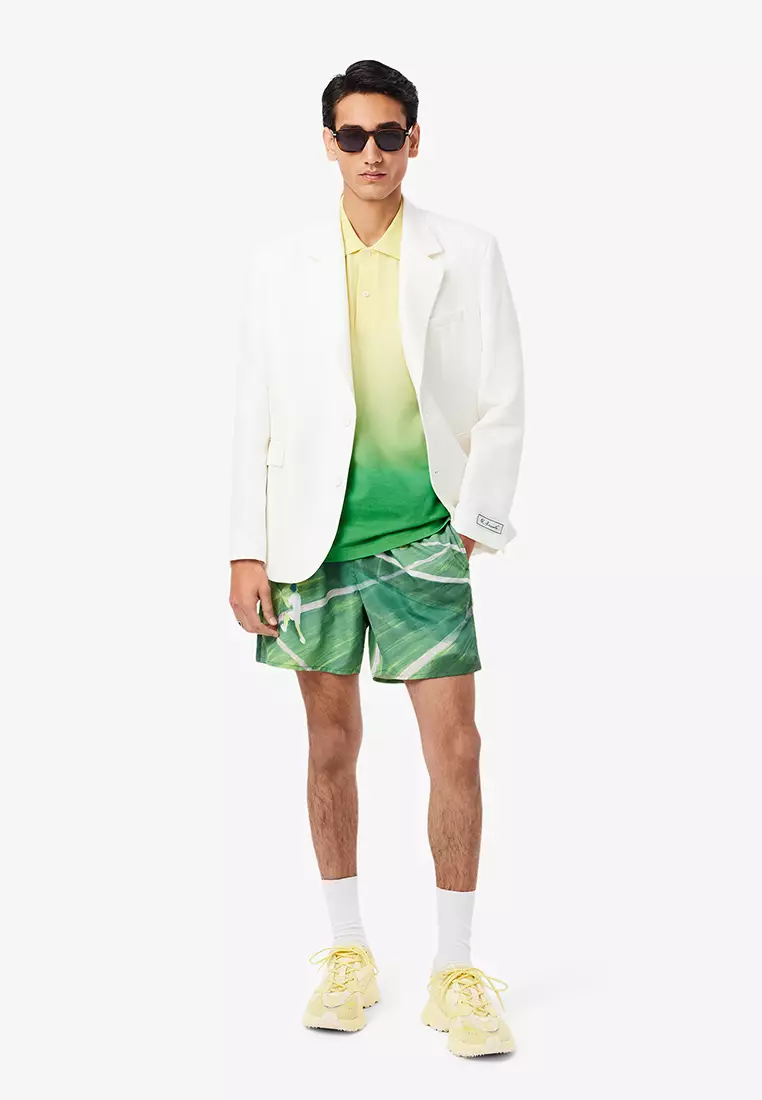 Classic Fit Ombré Print L.12.12 Polo Shirt