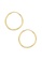 Elli Jewelry gold Earrings Creoles Round Basic Classic Timeless Gold Plated 4FE97AC62D0606GS_3