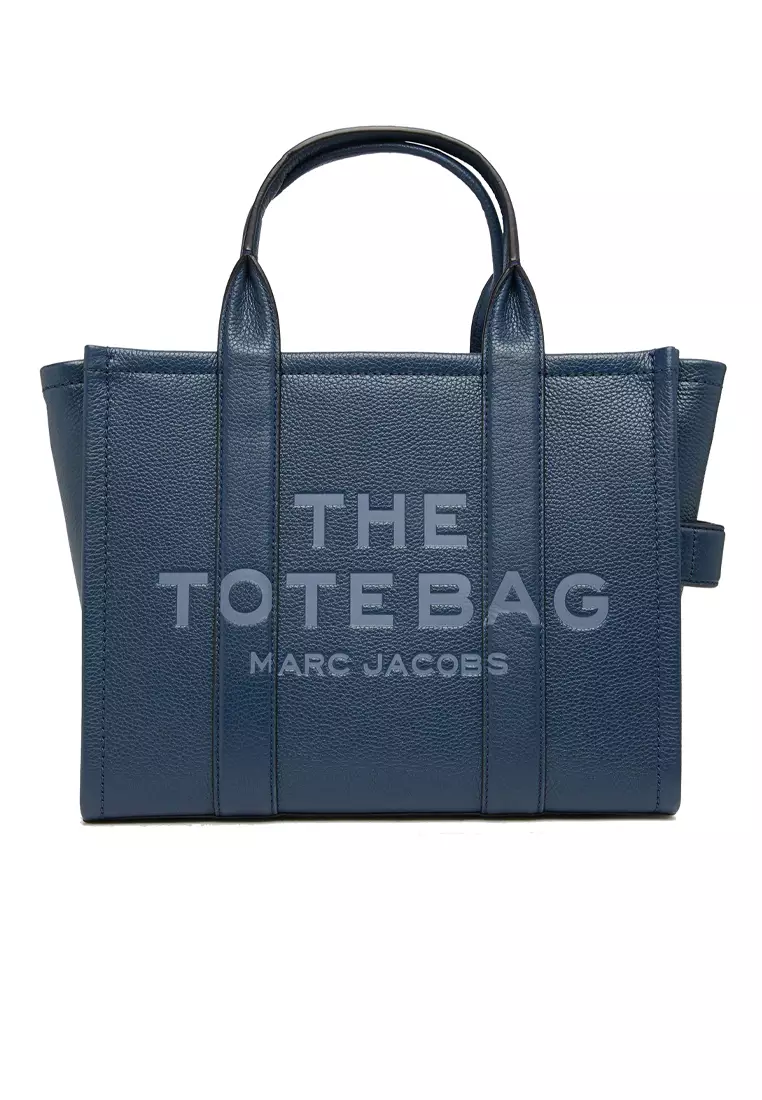 Buy Marc Jacobs The Leather Medium Tote Bag Blue Sea H004L01PF21