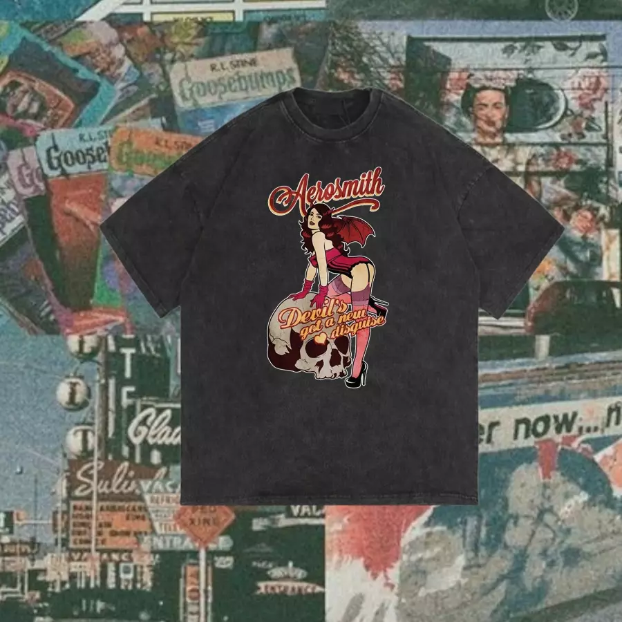 Ossu Devils Got A New Disguise Black Washing Tshirt