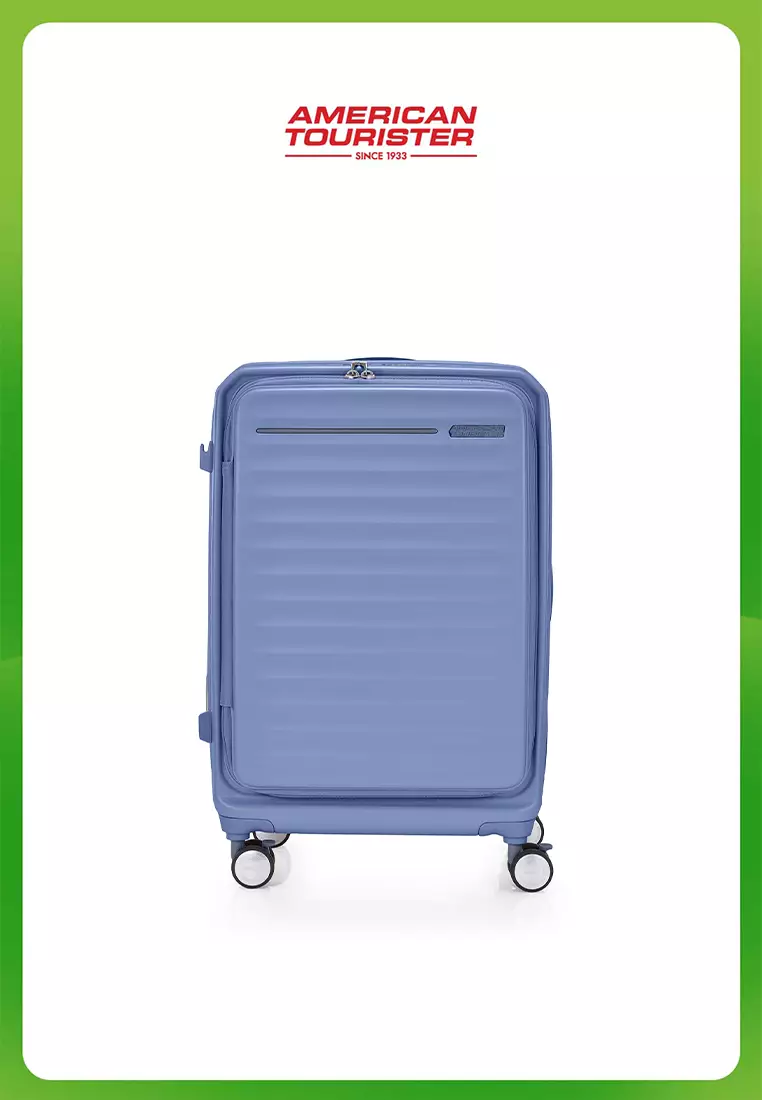 American Tourister Koper Hardcase Frontec Large 28 Inch Exp TSA OS - Elemental Blue