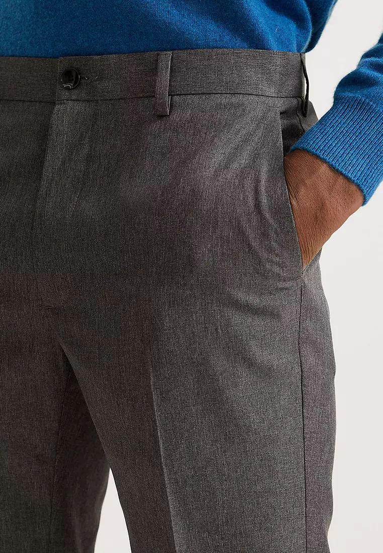 Skinny Fit Formal Trousers
