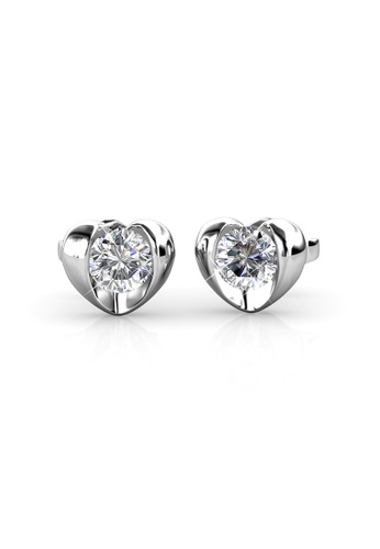 Buy Her Jewellery Her Jewellery Simply Love Earrings Embellished With Crystals From Swarovski Online Zalora Malaysia
