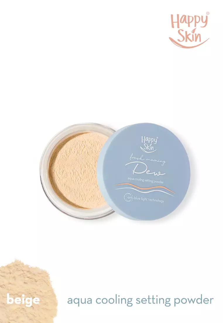 Discount on Happy Skin  shoes - SKU: Dew Aqua Cooling Setting Powder In Beige