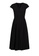 ZALORA WORK black Pleat Detail Mini Dress B025FAA8AFFA0DGS_5