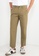 Ben Sherman green Poplin Relaxed Taper Pleats Trousers 24660AA053C377GS_1