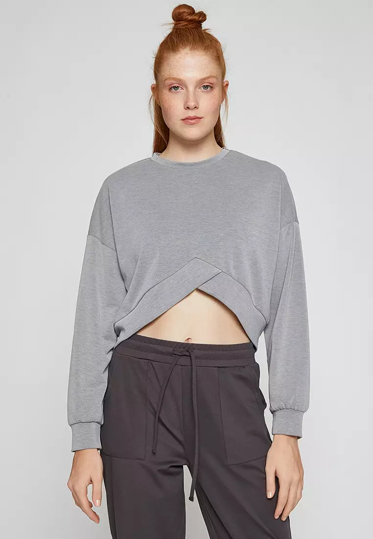 Asymmetrical sweatshirt cheap