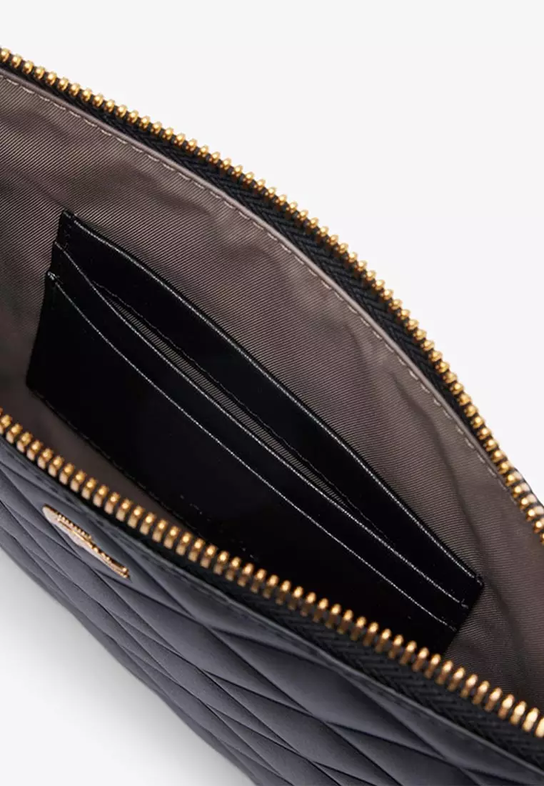 Crocodelle Leather Clutch