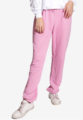Little Mistress pink Loungewear Pink Joggers 9105DAA7692F6DGS_1