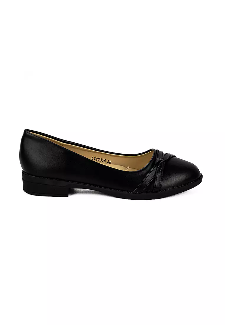 1 inch outlet black pumps