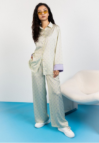 Lubna Printed Loungewear Co Ords | ZALORA Malaysia