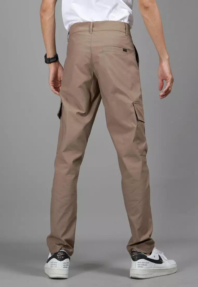  RAYMOND Celana Cargo Pria Earth Tone Cargo Tactical Pants - Coksu