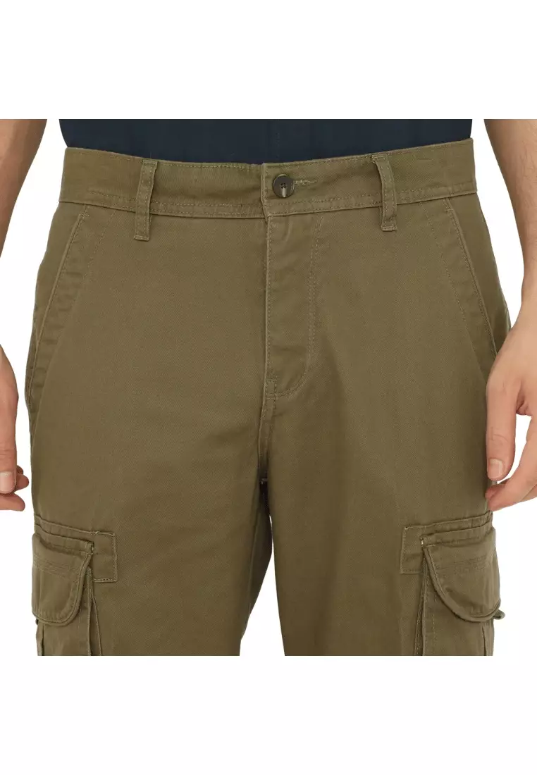 RBJ Celana Cargo Panjang Regular Fit Cotton Premium Pria