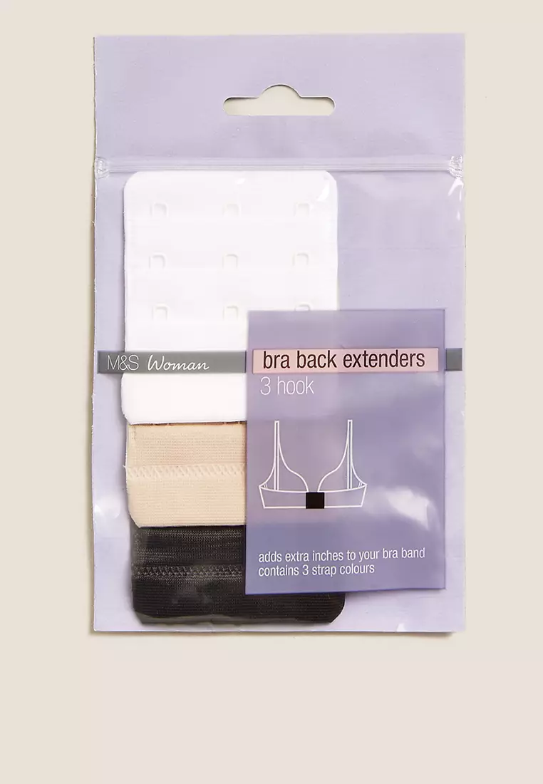 Jual Marks & Spencer 3pk 3 Hook Bra Extenders Original 2023 ZALORA