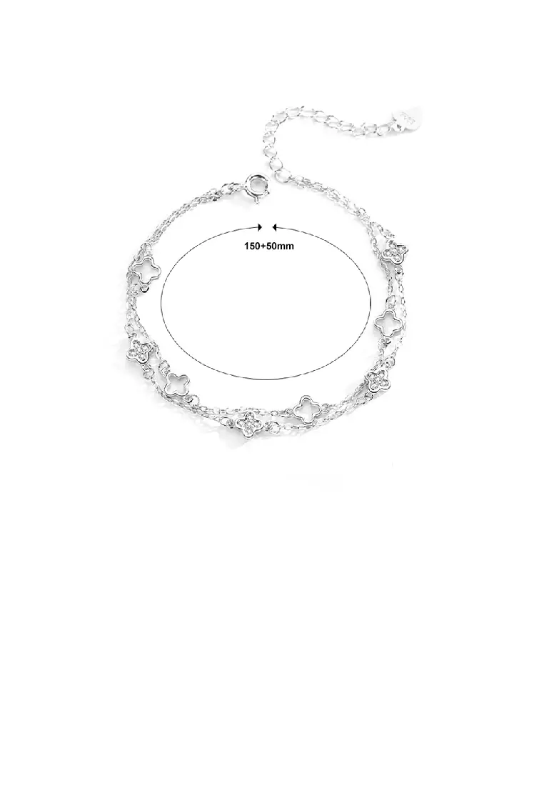 Buy pure clearance silver bracelet online