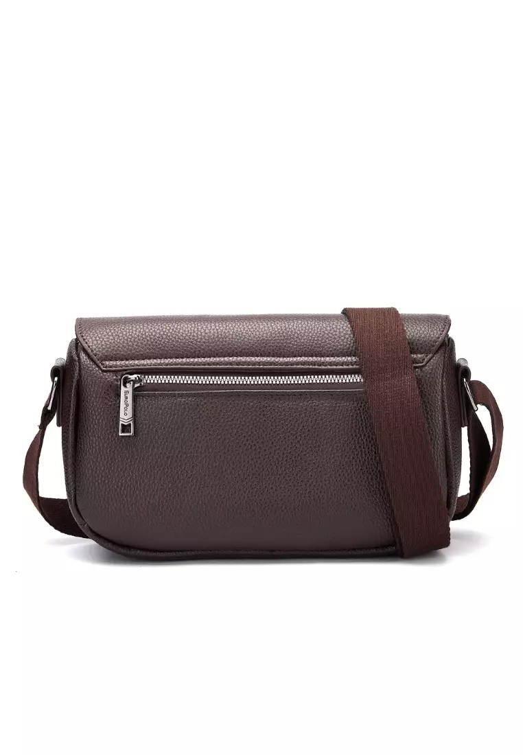 Faux Leather Crossbody Mesenger Bag EBA 51208
