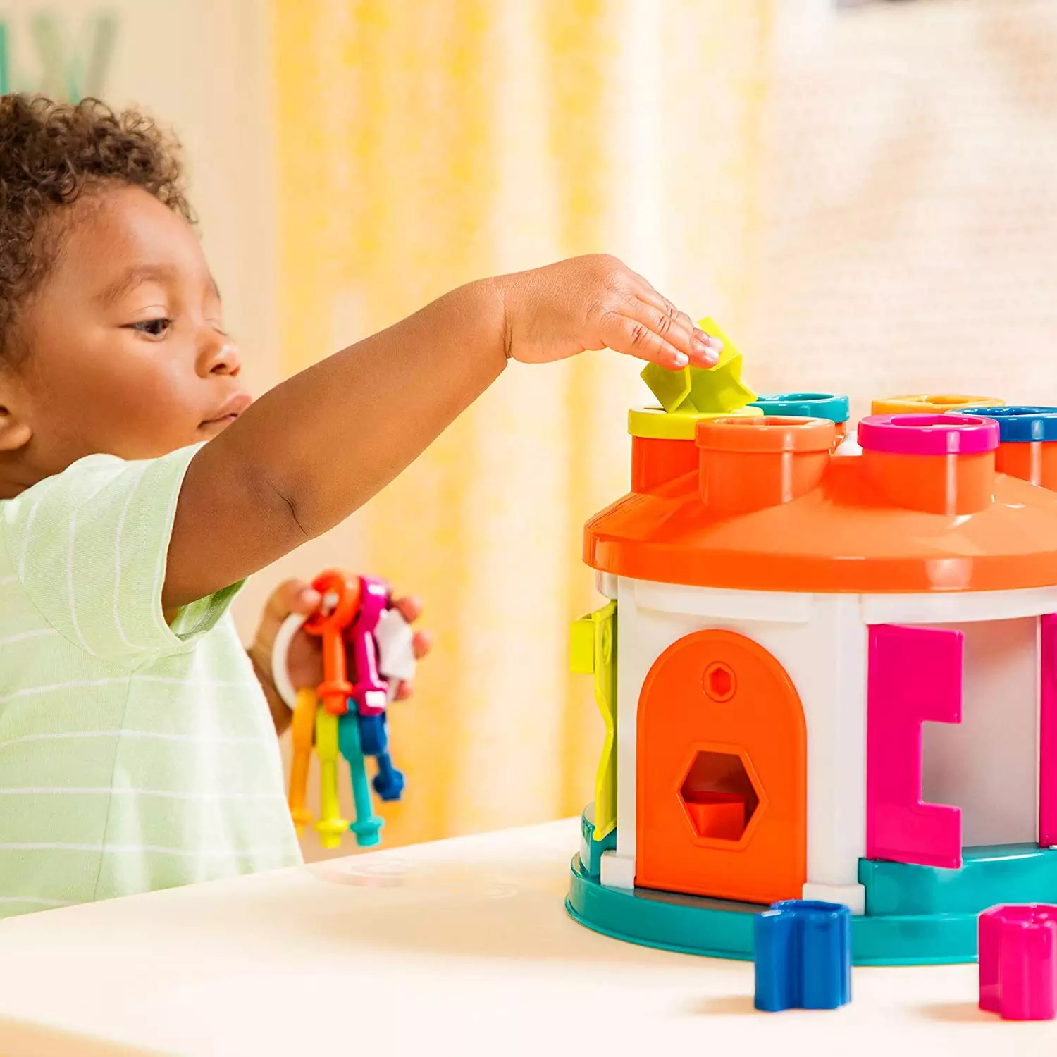 Buy Battat [Battat] Shape Sorter House Color and Shape Sorting Toy