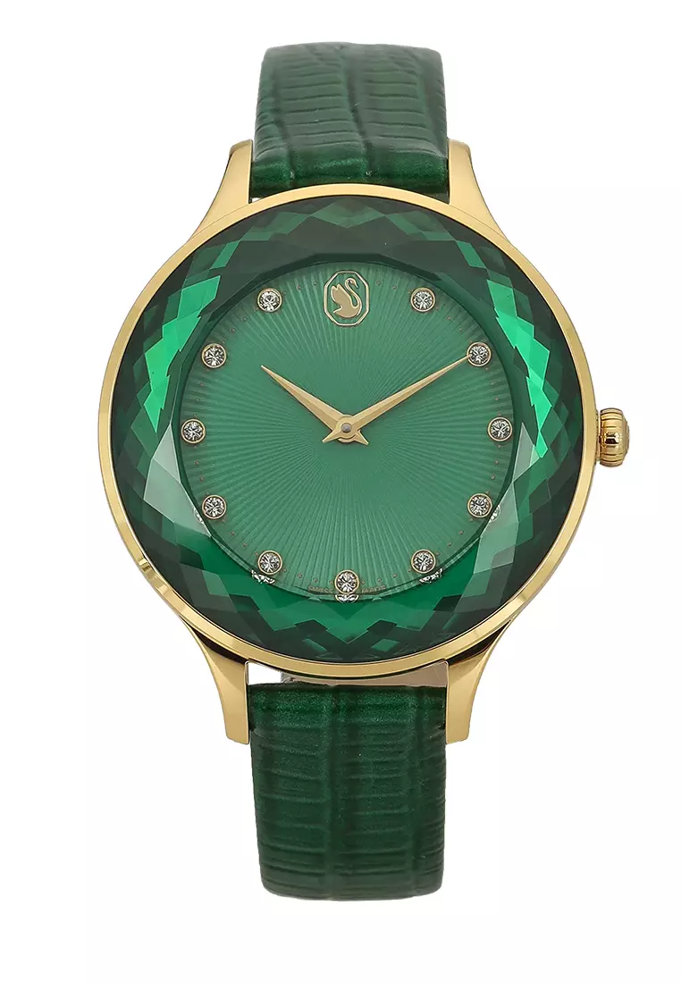 Green swarovski watch online