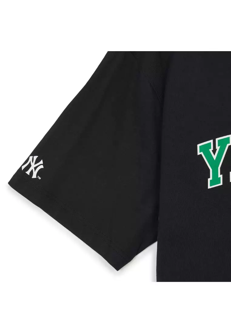 [MLB] Varsity Stripe Overfit T-shirt ★大人気★ Basic Street Letter Logo Mega-Oversized-Fit T-Shirt Boston