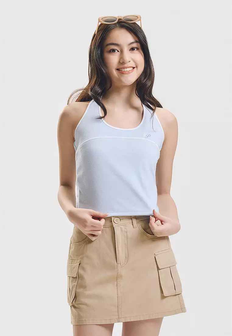 Slim Halter Tank Top