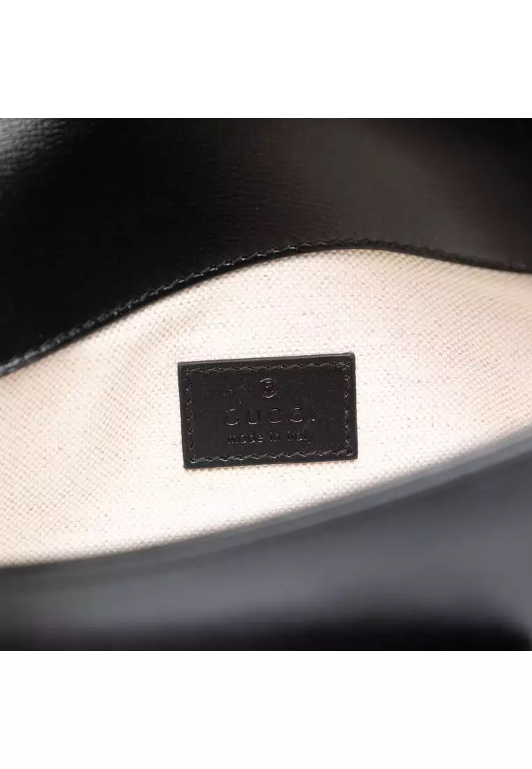 Pre-Loved Gucci Mini Leather Asymmetric Horsebit 1955 Satchel