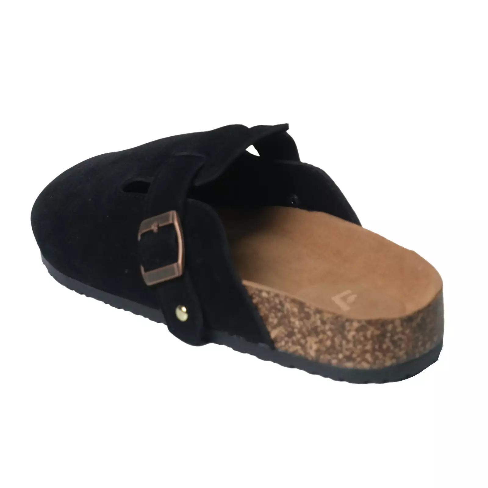 Footstep Footwear Sandal Casual Pria Aura Suede Black Original
