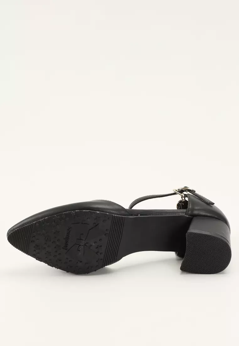 Ankle Strap Mid Heel TH546-59