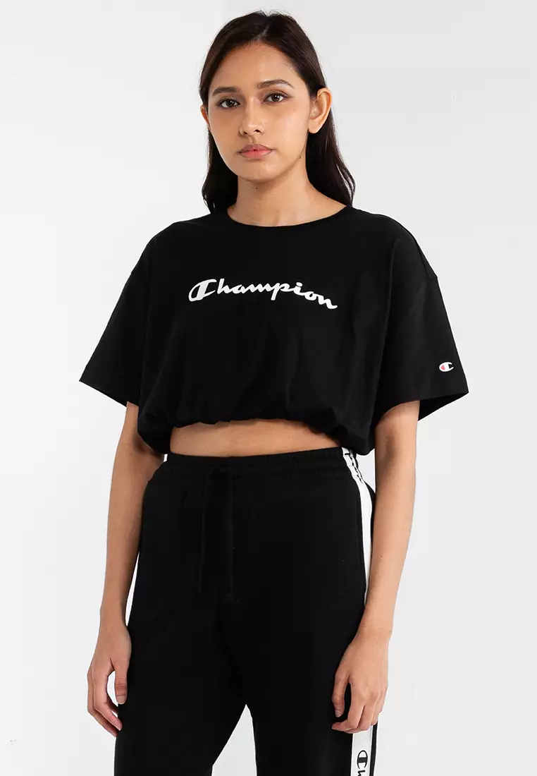 Champion sweater crop top 99 best sale