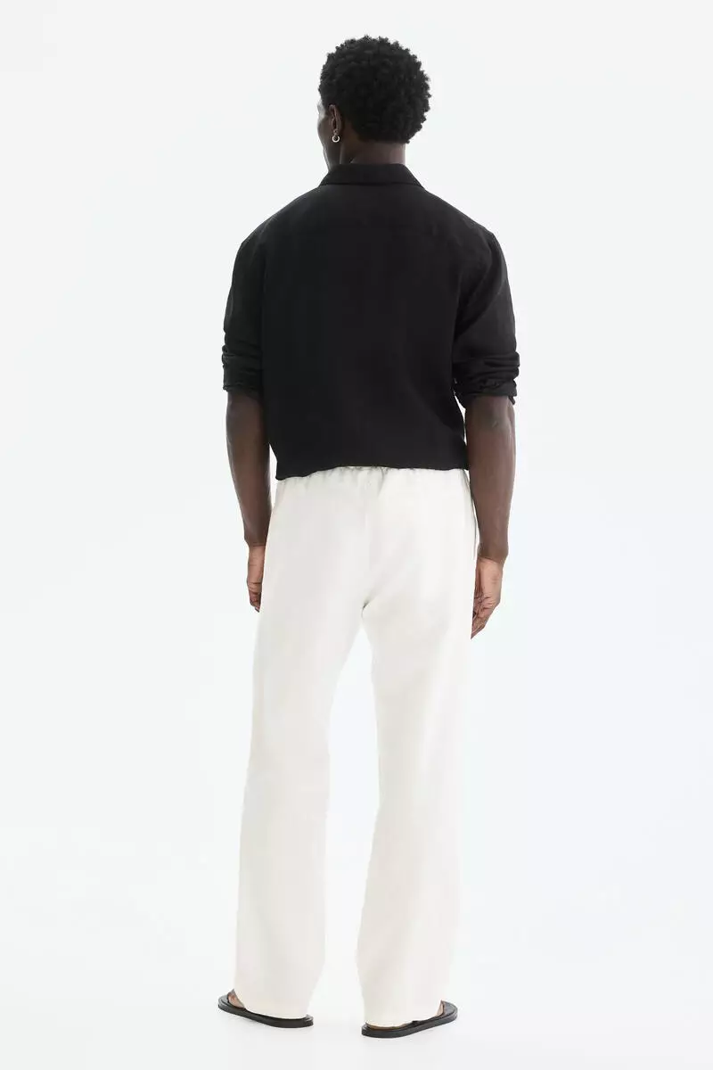 Loose Fit Linen-blend trousers