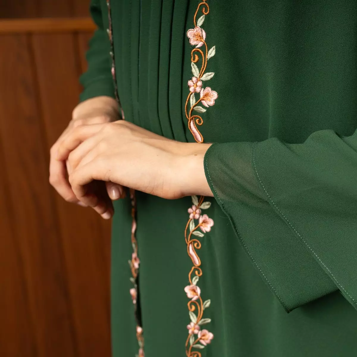 EPC Gamis Audrey - Hunter Green - Embroidery Collection