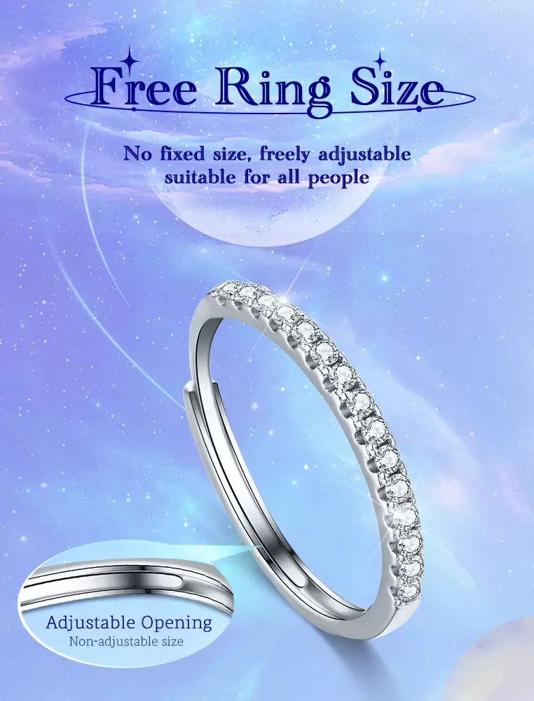 Cincin Wanita Adjustable Couple Persegi Aksesoris Elegan Cantik Jewelry Wanita korean style