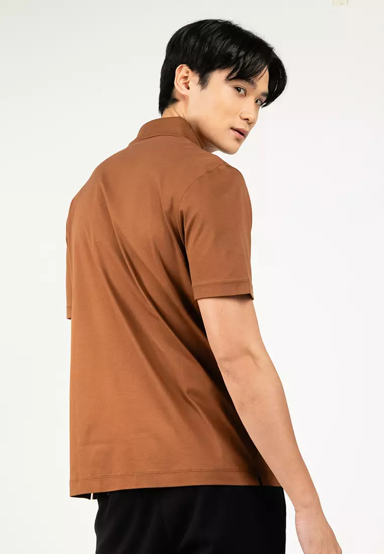 Double Monogram Mercerized Cotton Polo Shirt - BOSS Business