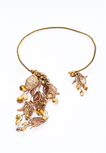 Jual Birru Jewelry Birru Jewelry Raina Necklace Tiger Eye Stones Brown Original Zalora Indonesia