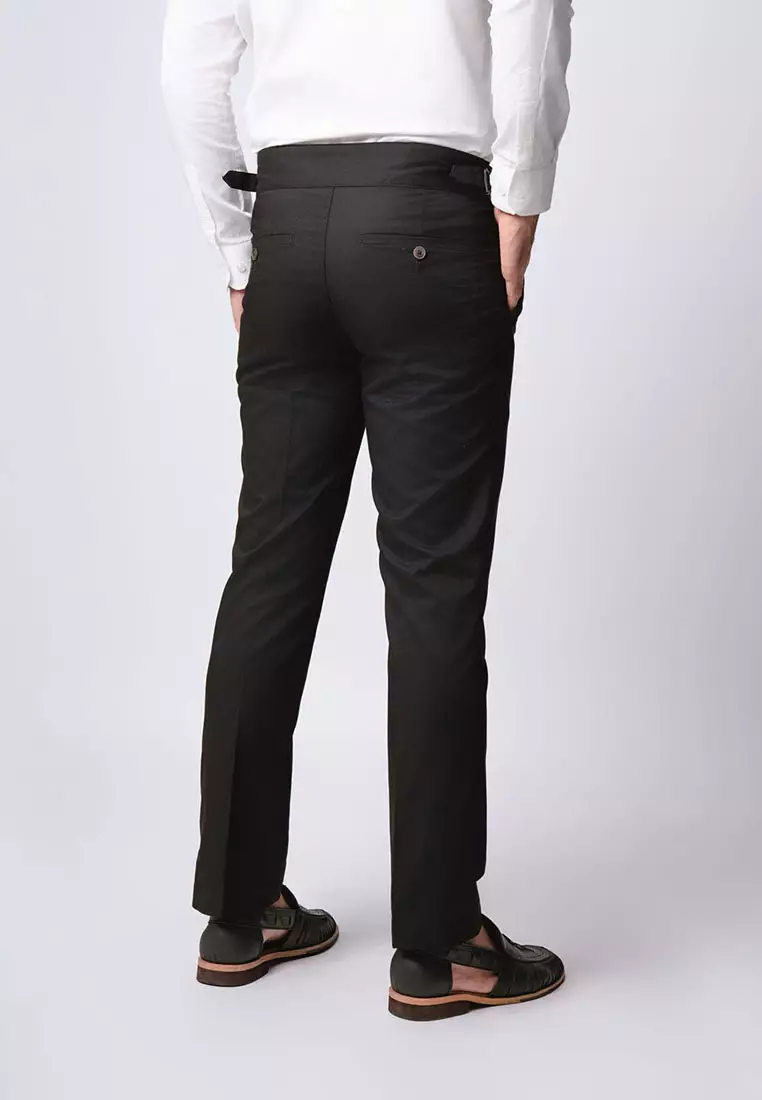 Gurkha Double Button Pants Black