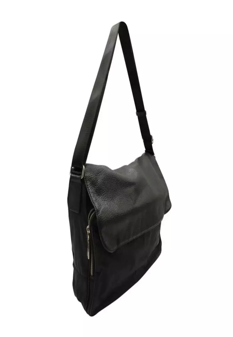 Designer leather laptop store bag