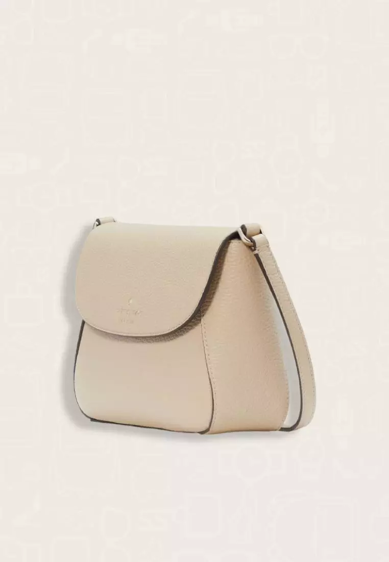 Kate Spade Monica Mini Flap Crossbody Light Sand